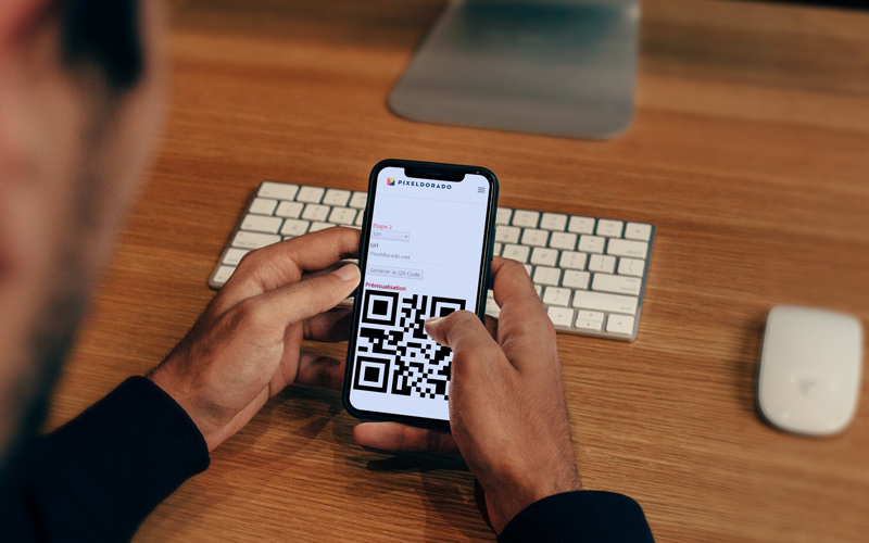 Outil gratuit de création de QR code.