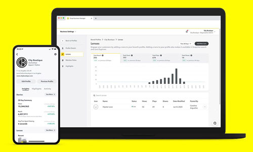 Agence web Montélimar Snapchat brands.